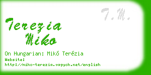 terezia miko business card